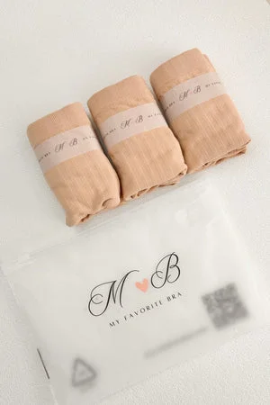 3 Pack Mid-Rise Brief Panty | Soft Seamless Modal Comfort